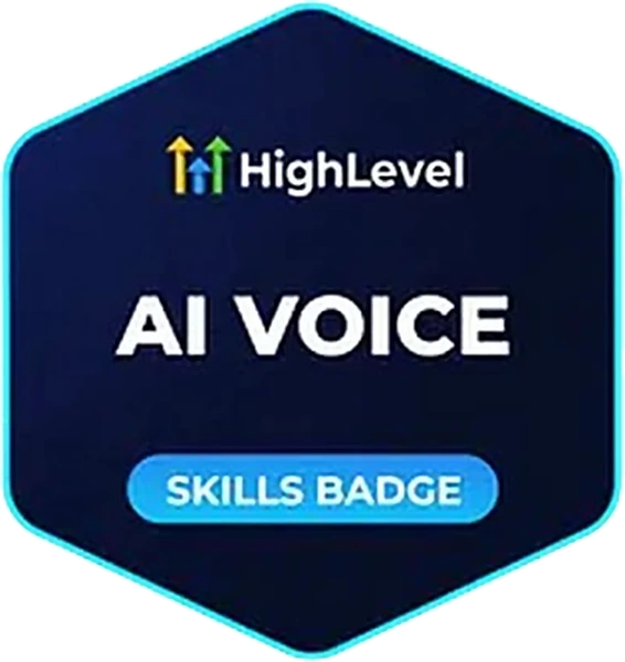 HighLevel AI Voice skills badge