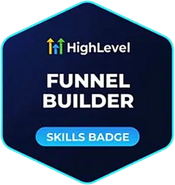 HighLevel Funnel Builder skills badge