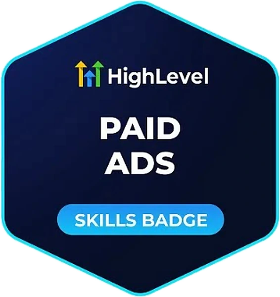 HighLevel Paid Ads skills badge