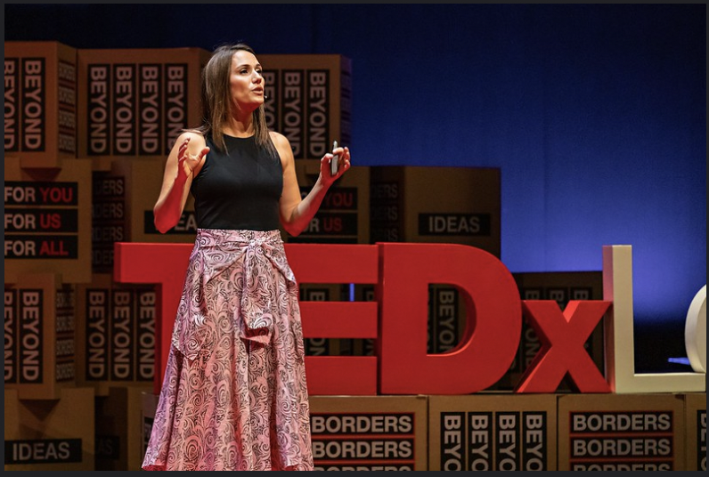Jodie Jackson speaking at TEDxLondon