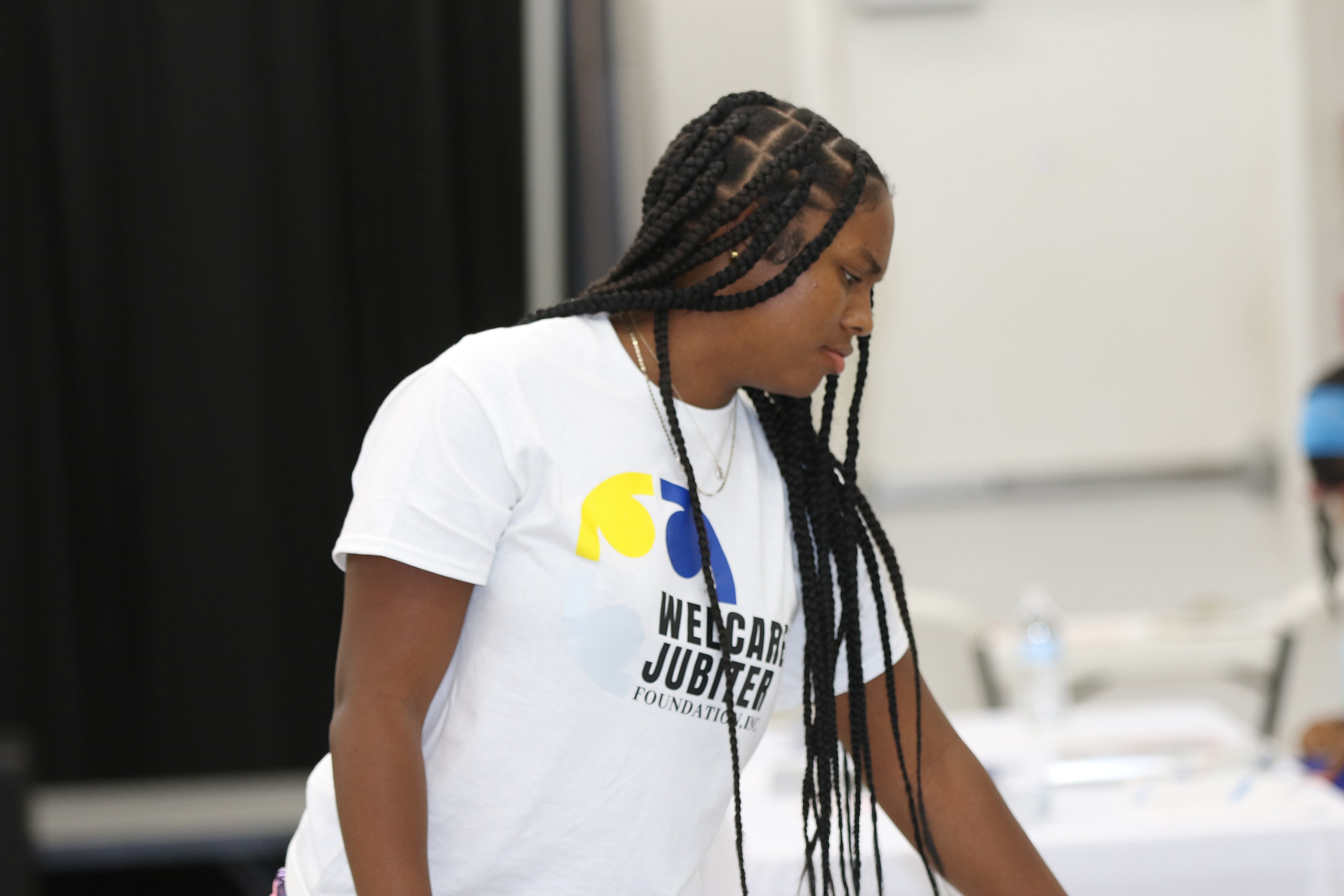 Community members gathered at a WelCare Jubiter Foundation event