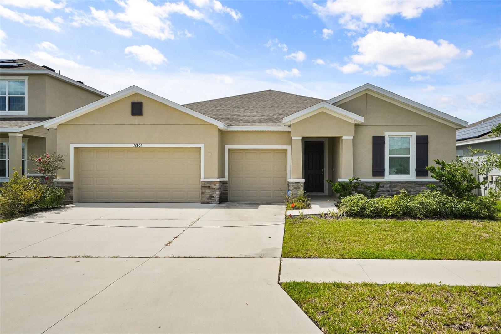 Front exterior at 12401 Shining Willow Street.