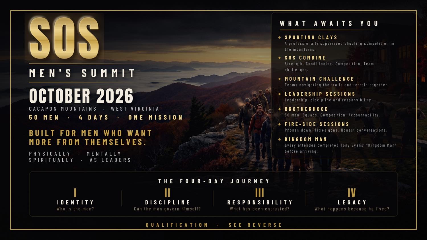SOS Men's Summit flyer