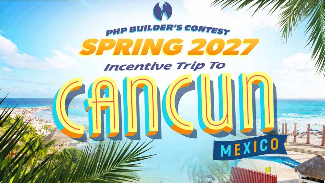 PHP Builder's Contest — Cancun 2027 flyer