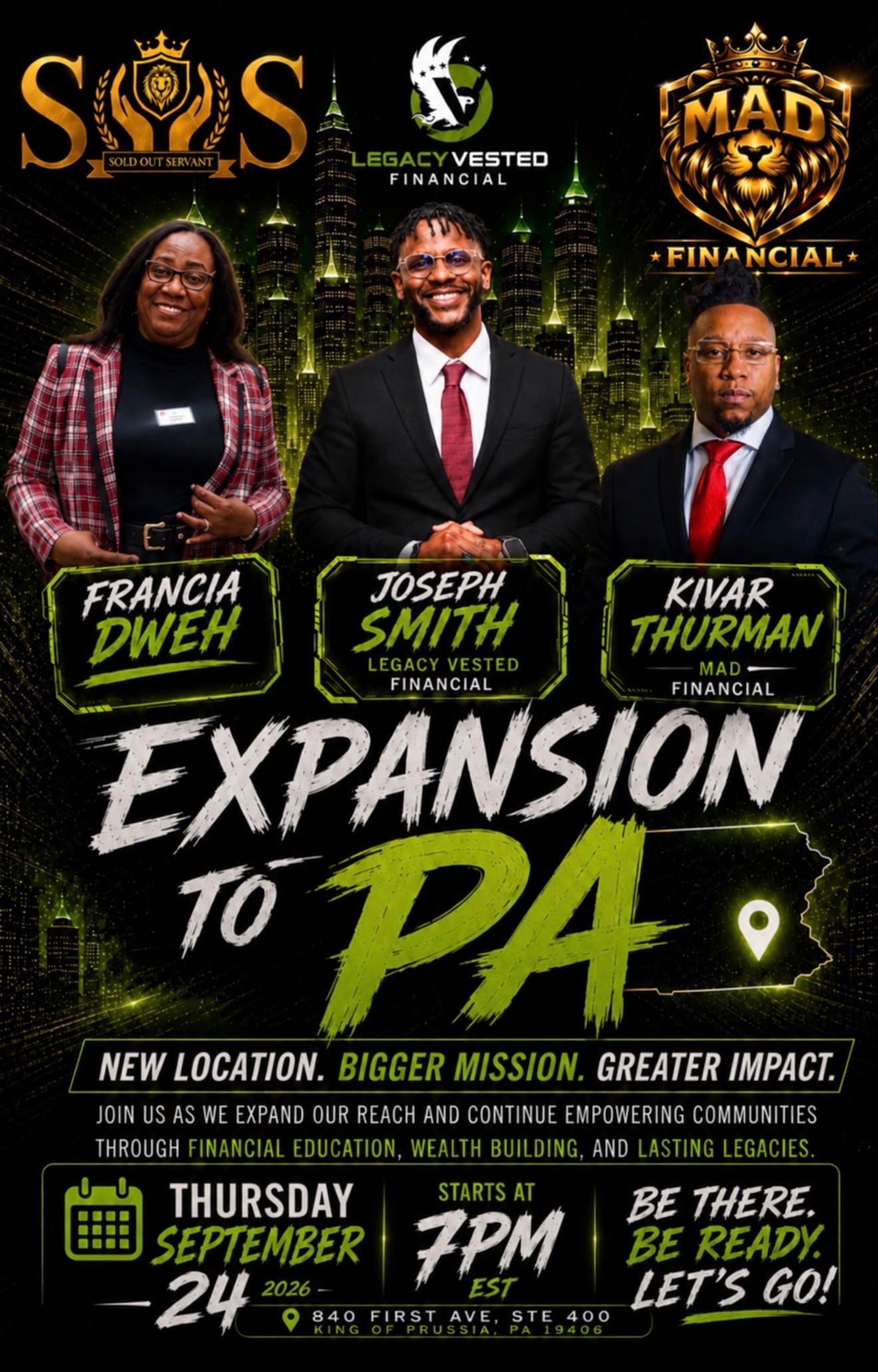 Pennsylvania Expansion flyer