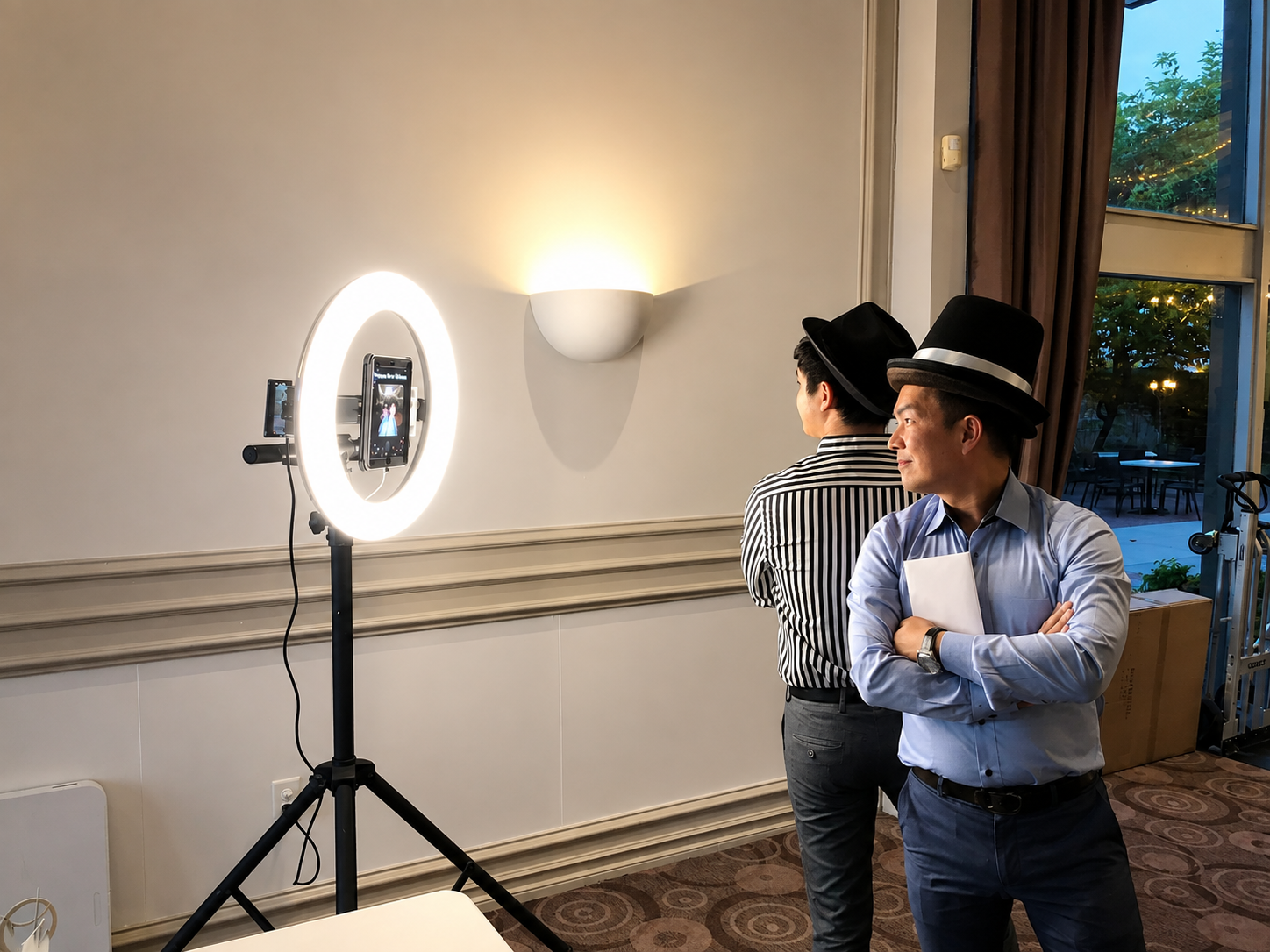 Social booth event photo