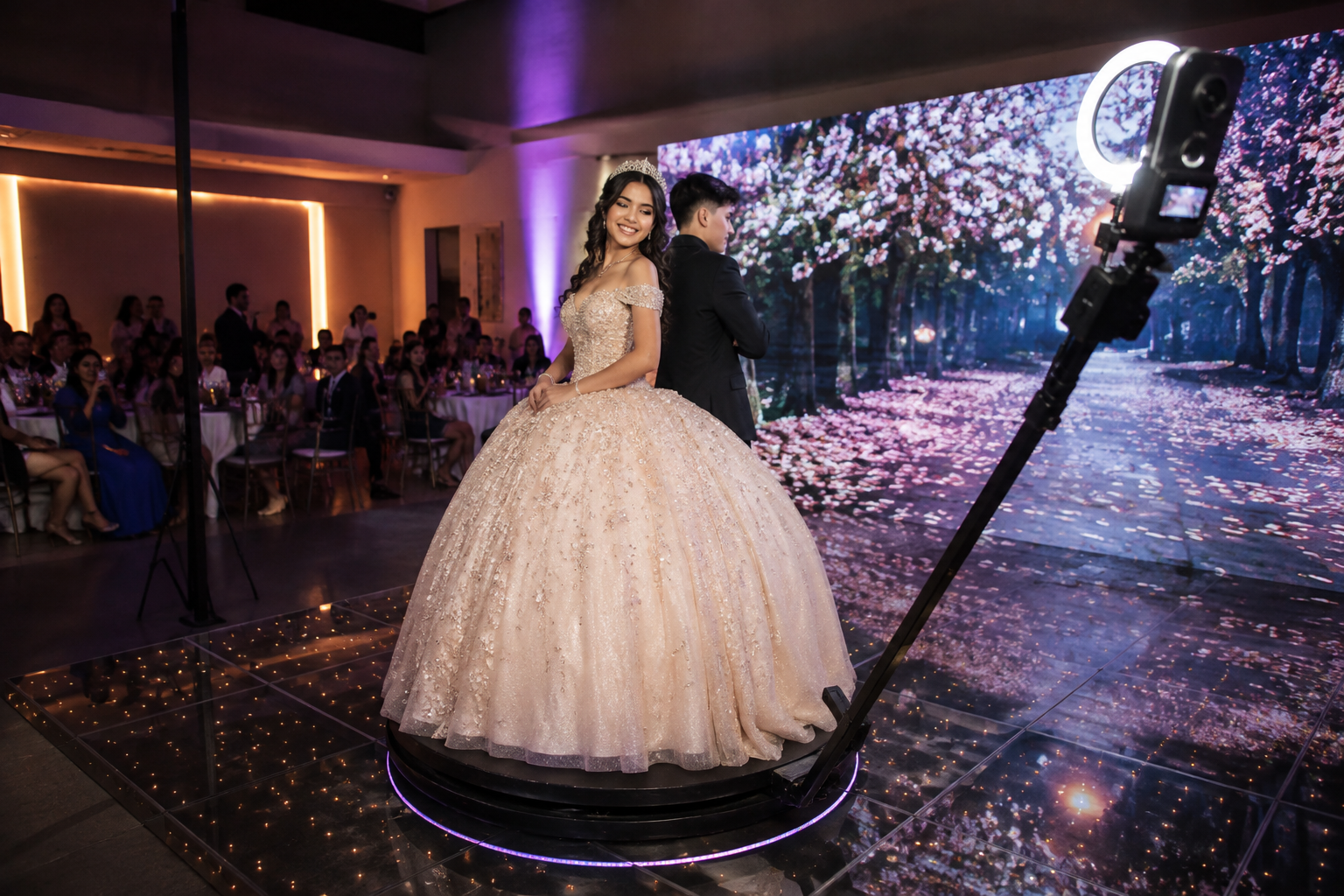 360 Video Booth event photo