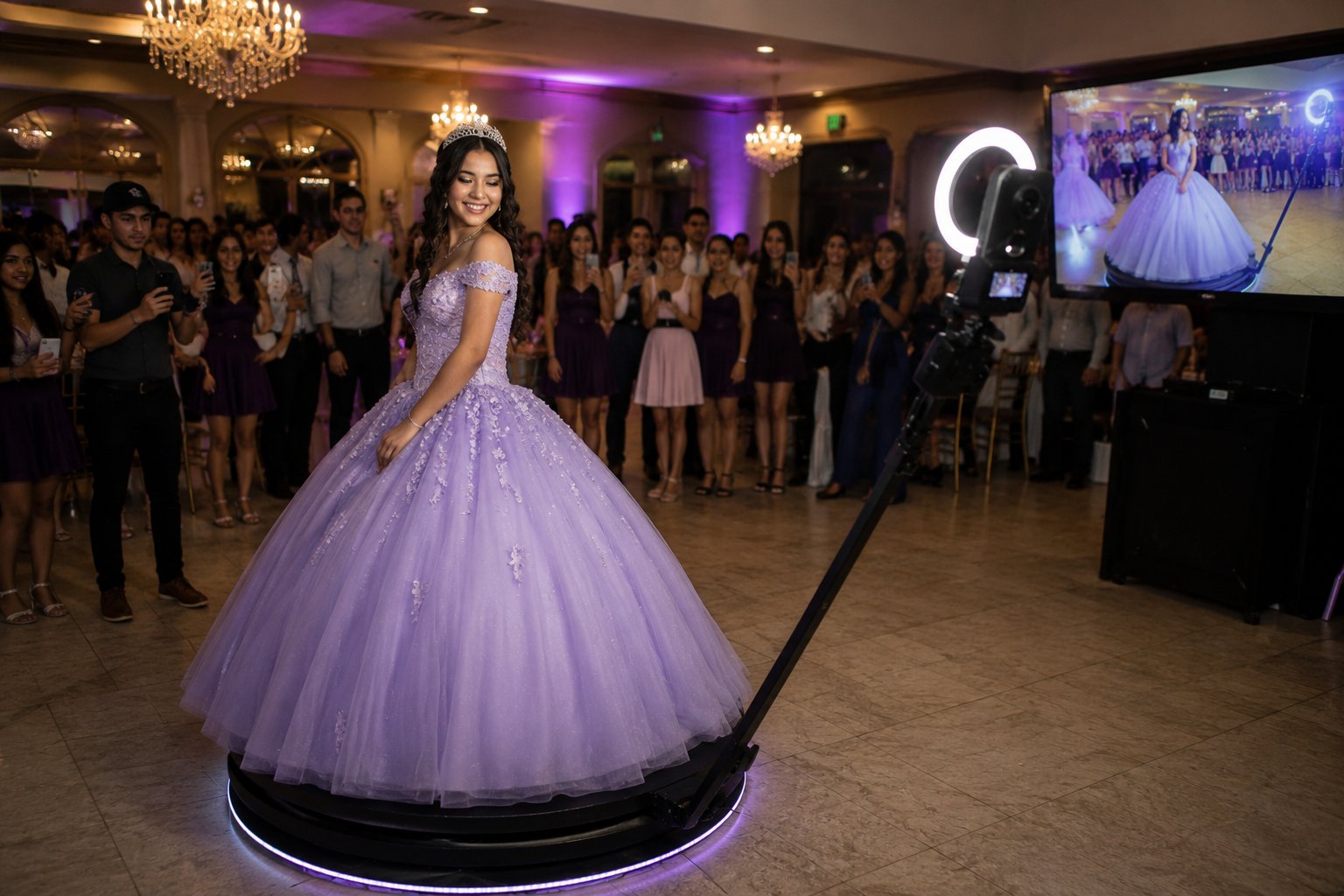 360 Video Booth event photo