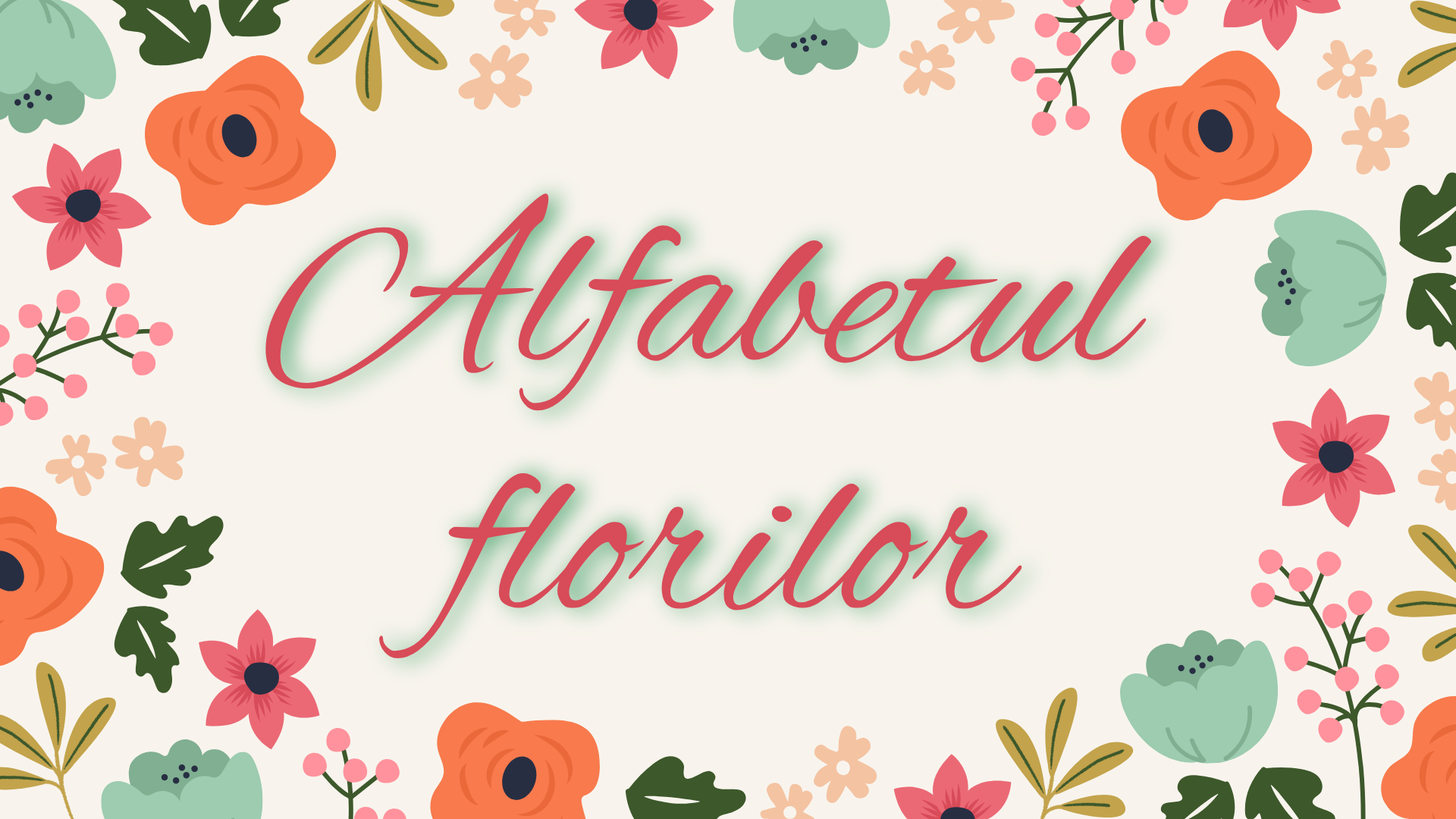 Alfabetul florilor
