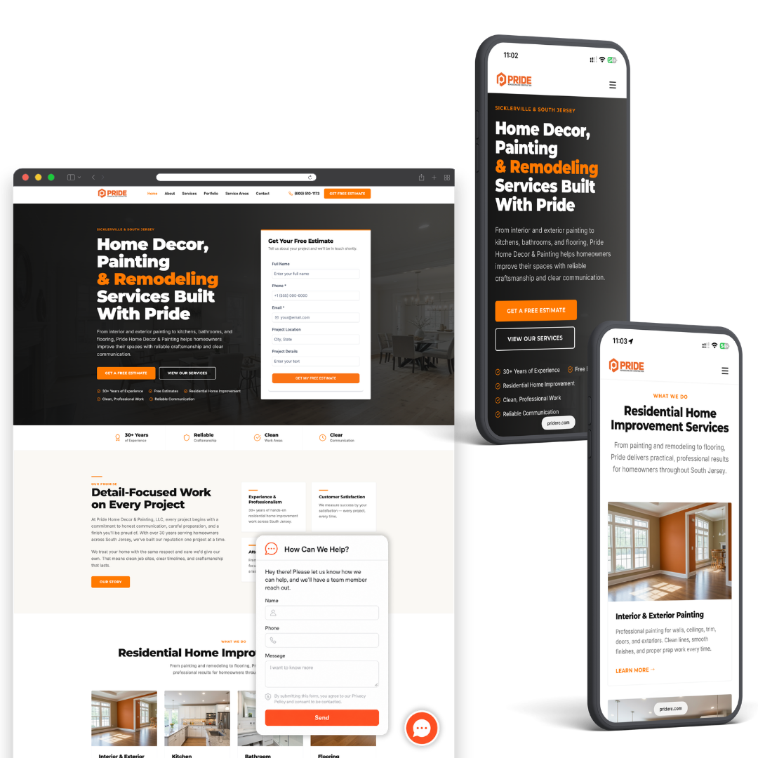 Website Mockups