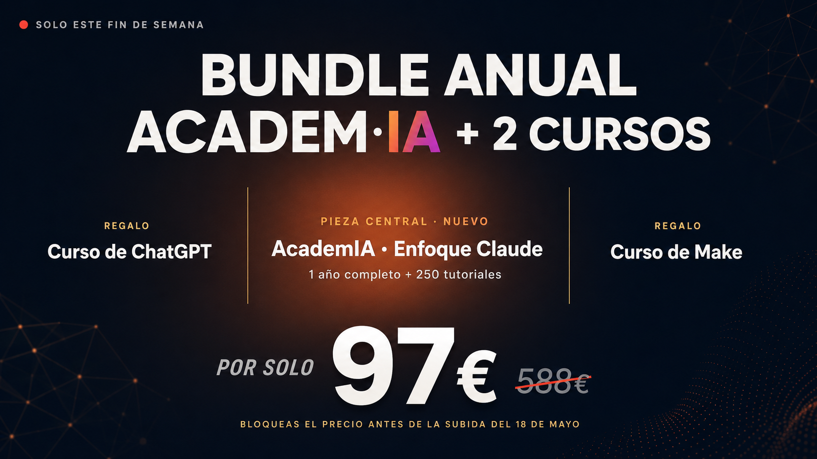 Bundle AcademIA + cursos por 97&euro;
