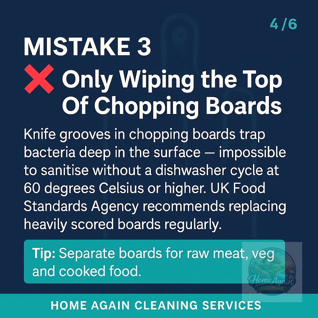 Educational post showing the link between a messy home and raised stress hormones
