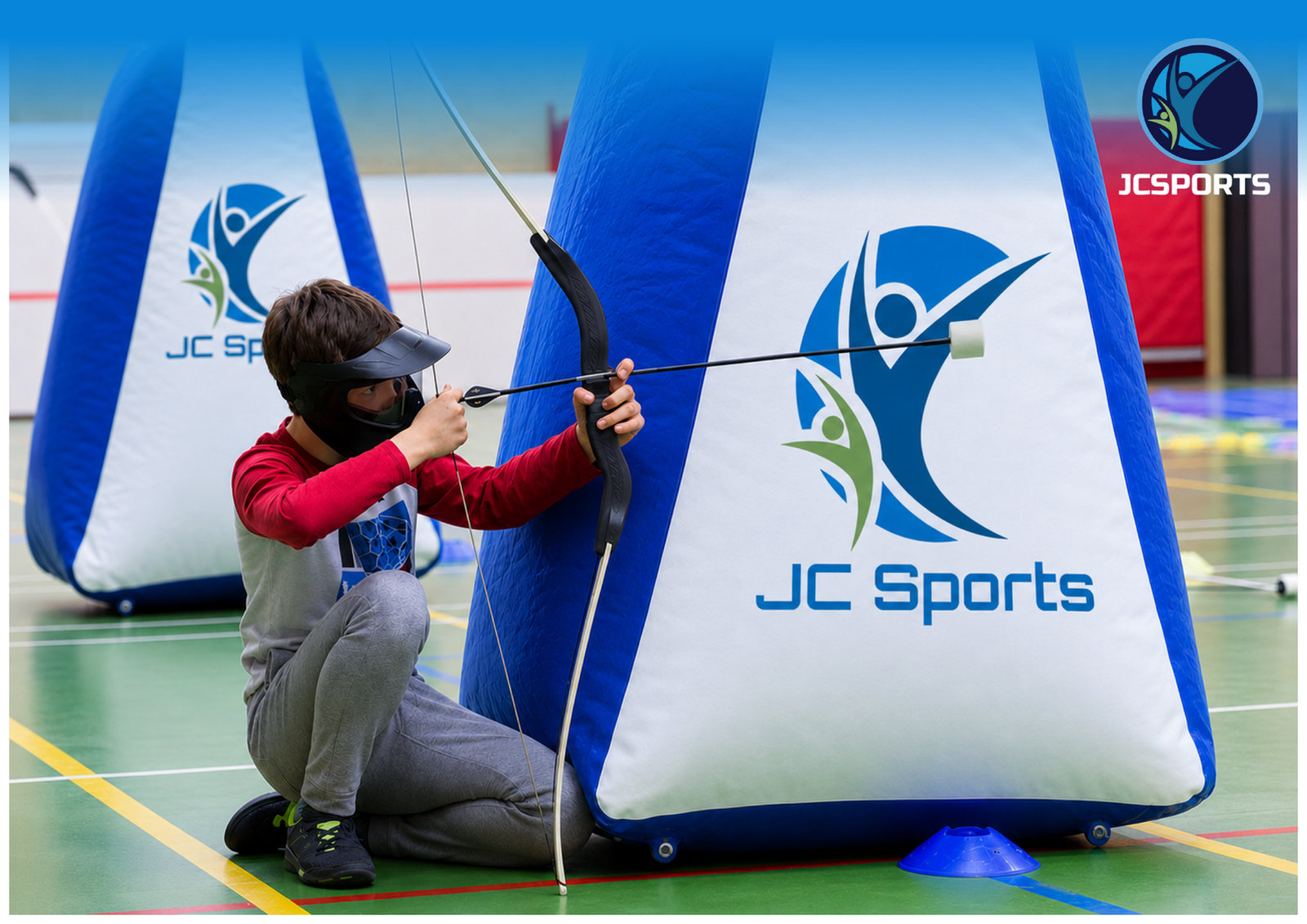 Archery tag at a JC Sports camp