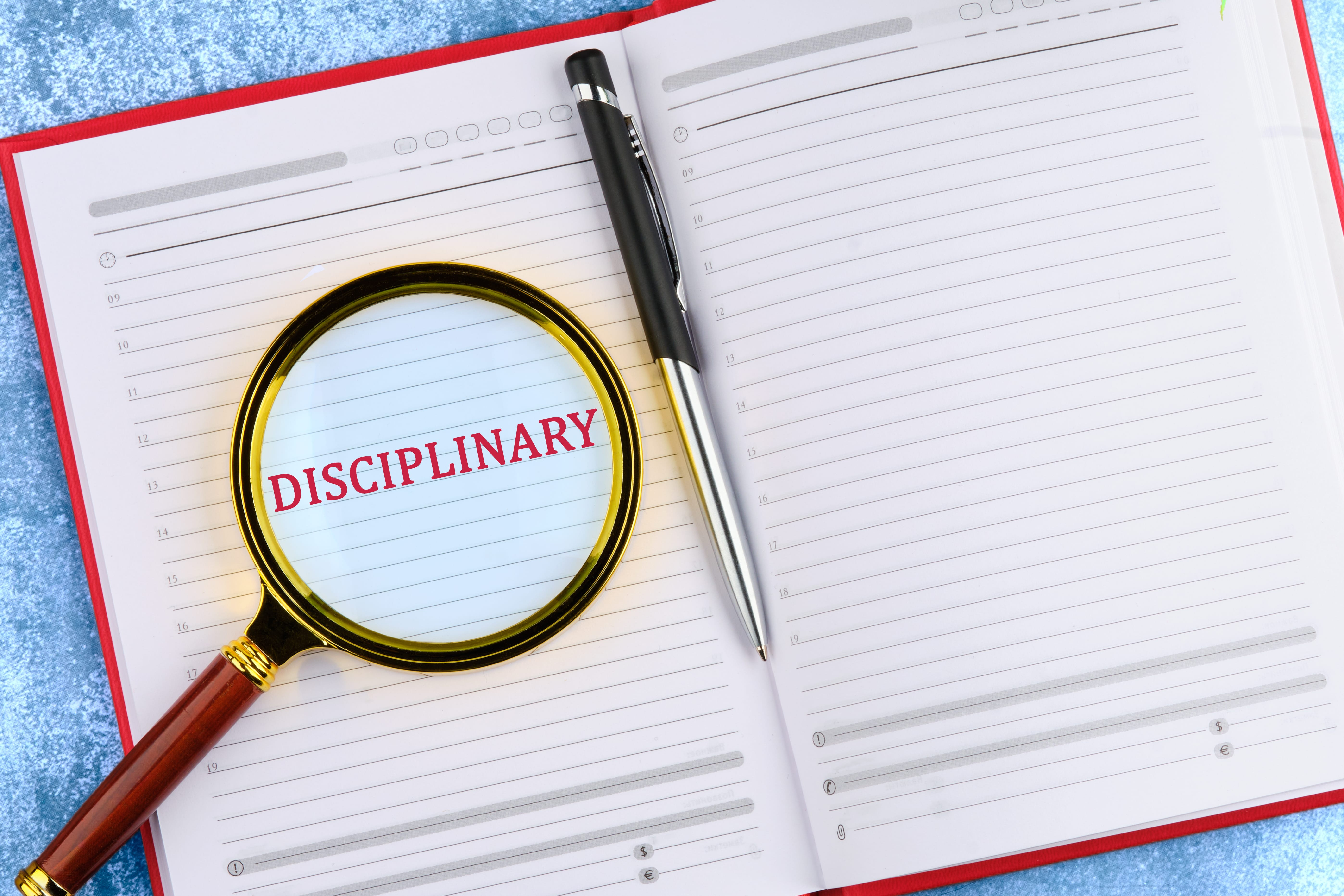 Preparing to investigate a disciplinary case