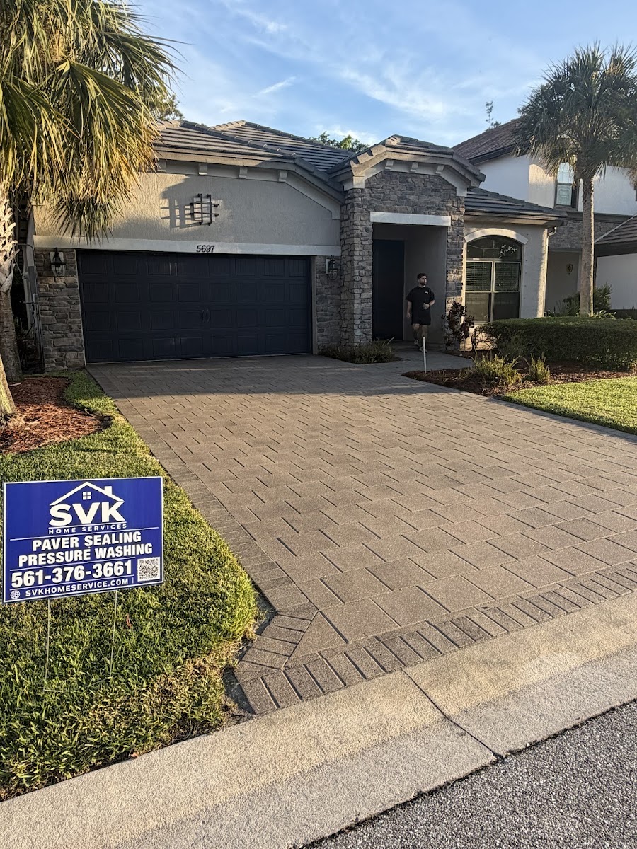 Paver Sealing — sealed pavers with a rich, protected finish