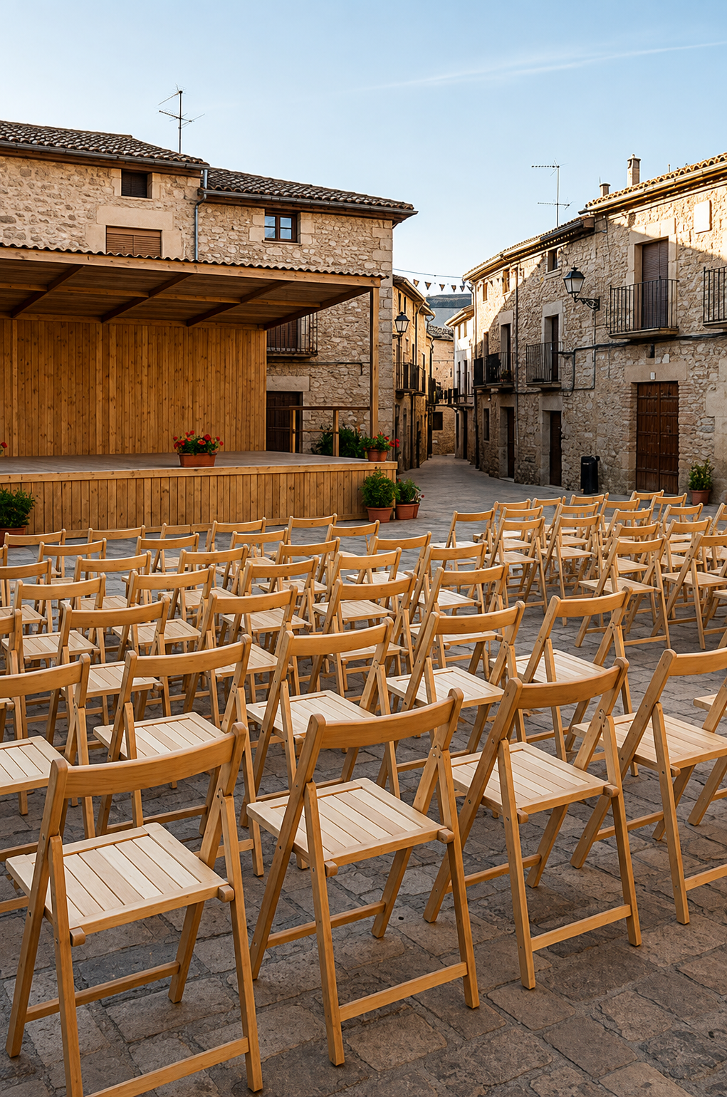 Silla Norte - silla plegable de madera de haya