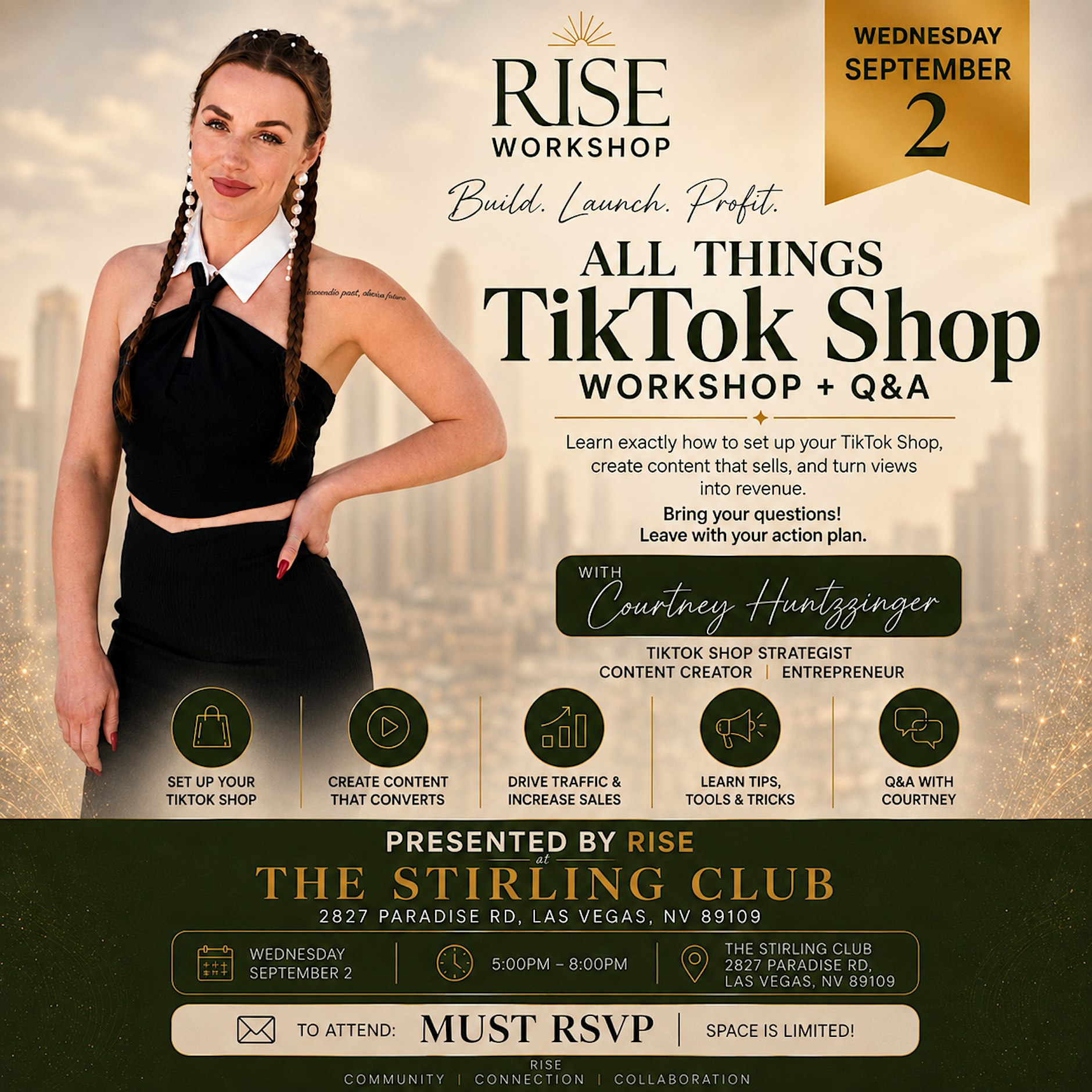 All Things TikTok Shop Workshop at The Stirling Club, Wednesday September 2
