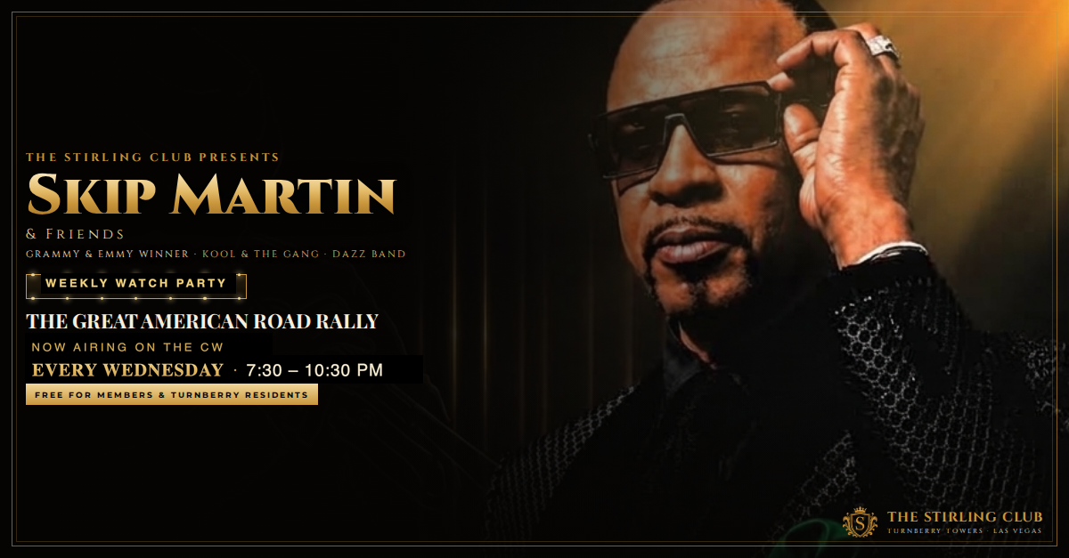 Skip Martin and Friends, weekly watch party at The Stirling Club, every Wednesday