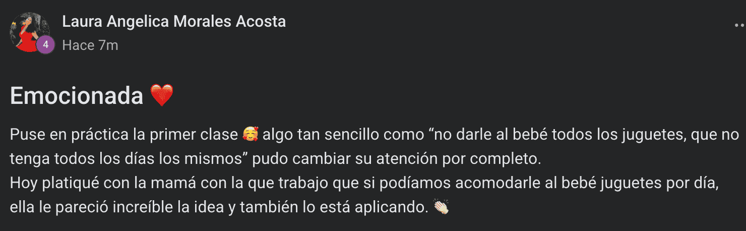 Testimonio de una alumna del MEET