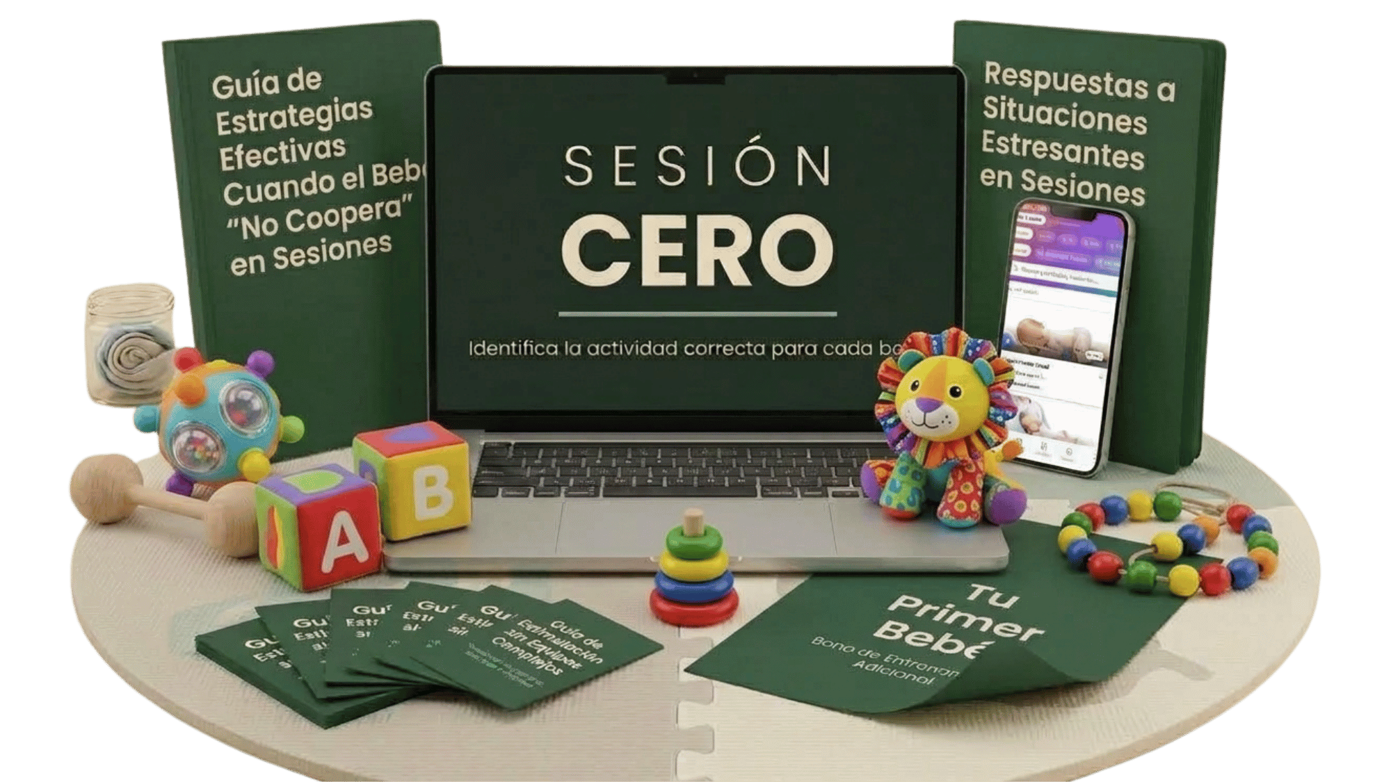 Taller La Sesión Cero — identifica la actividad correcta para cada bebé