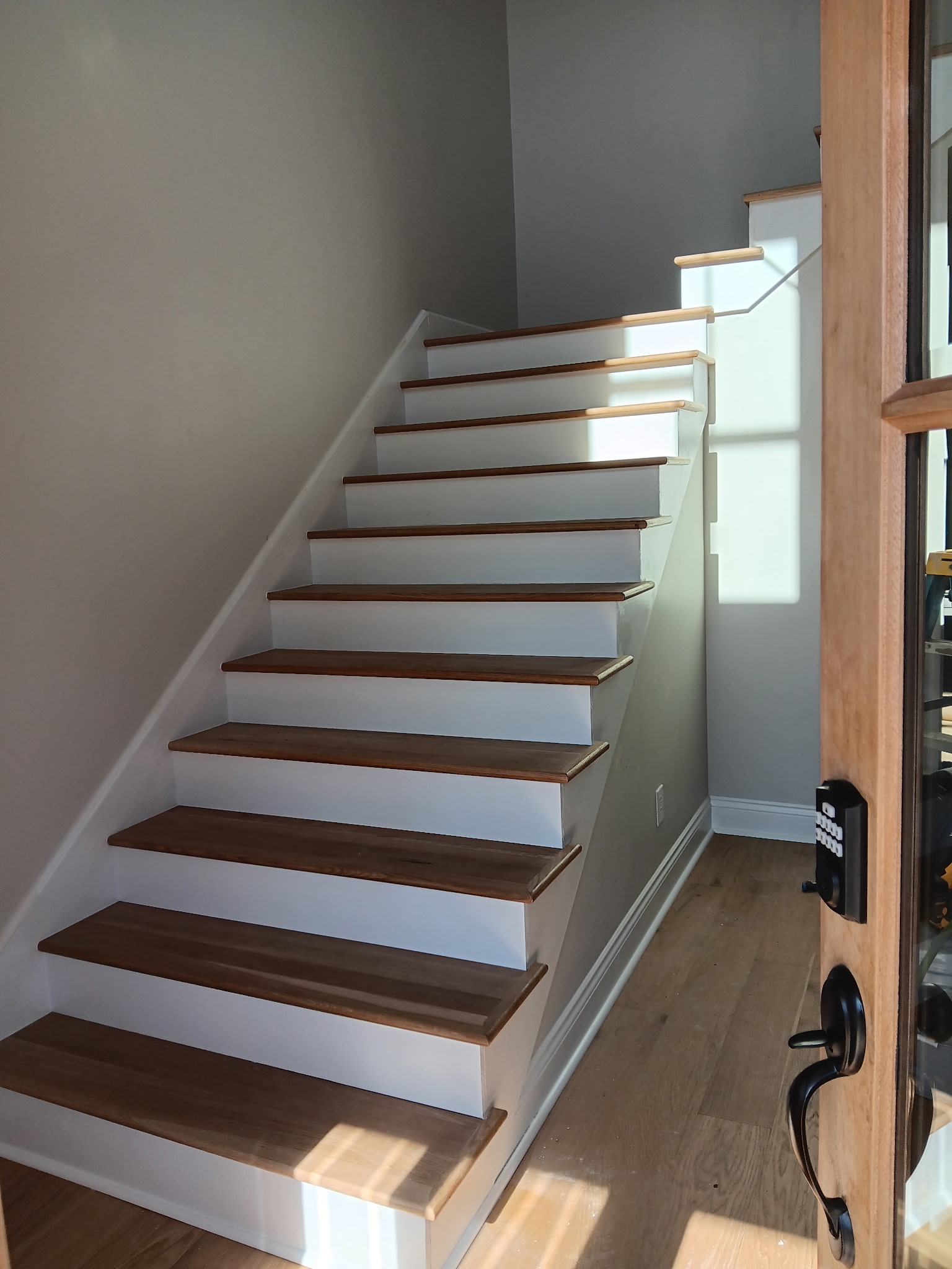 Staircase flooring project