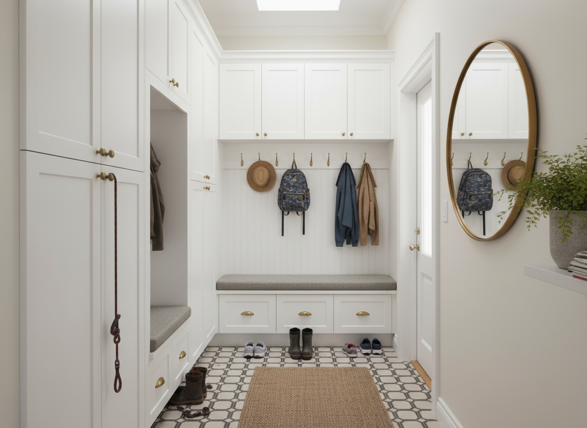 Custom cabinetry built in-house by Boren Construction