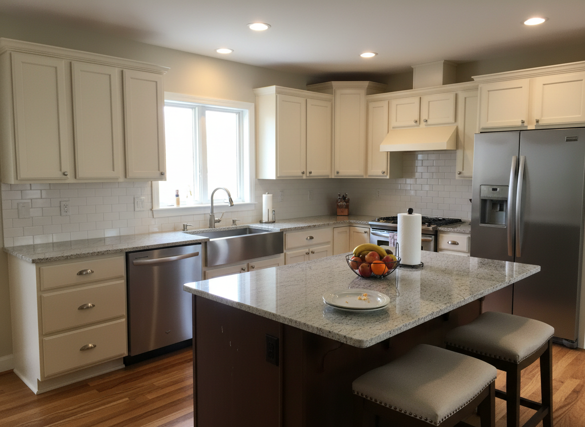 Custom kitchen project by Boren Construction