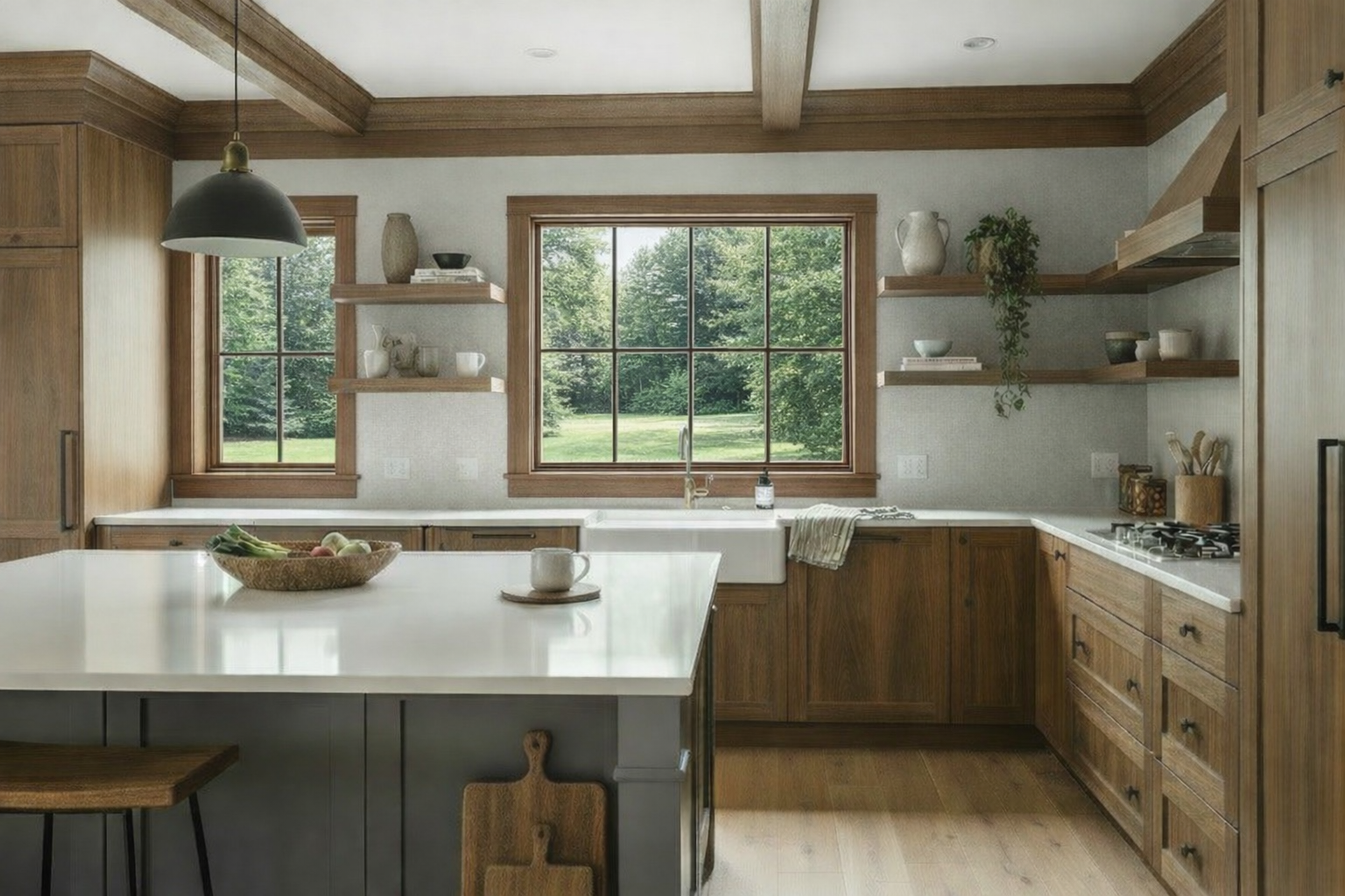 Kitchen remodeling project by Boren Construction