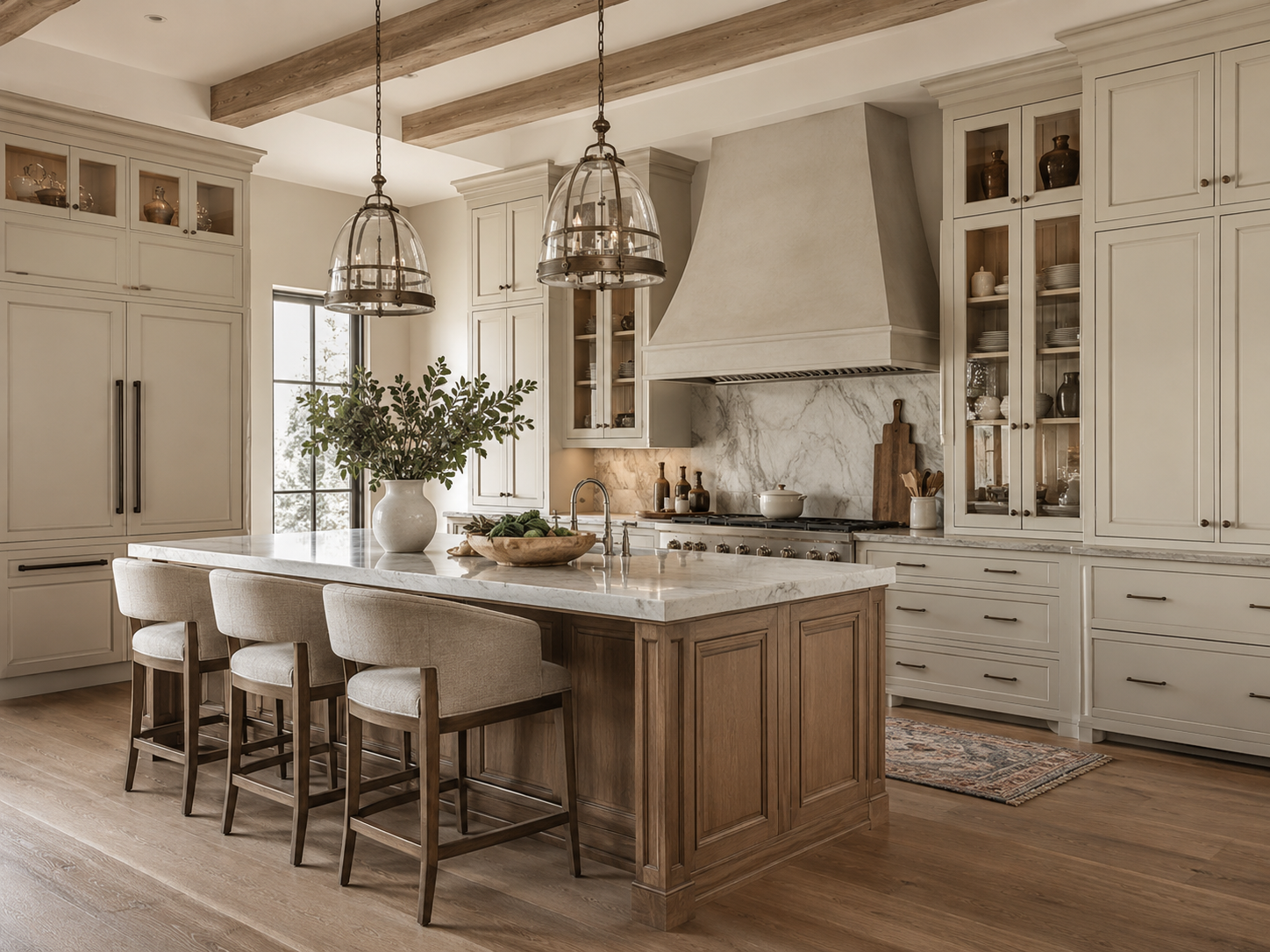 Custom cabinetry detail by Boren Construction