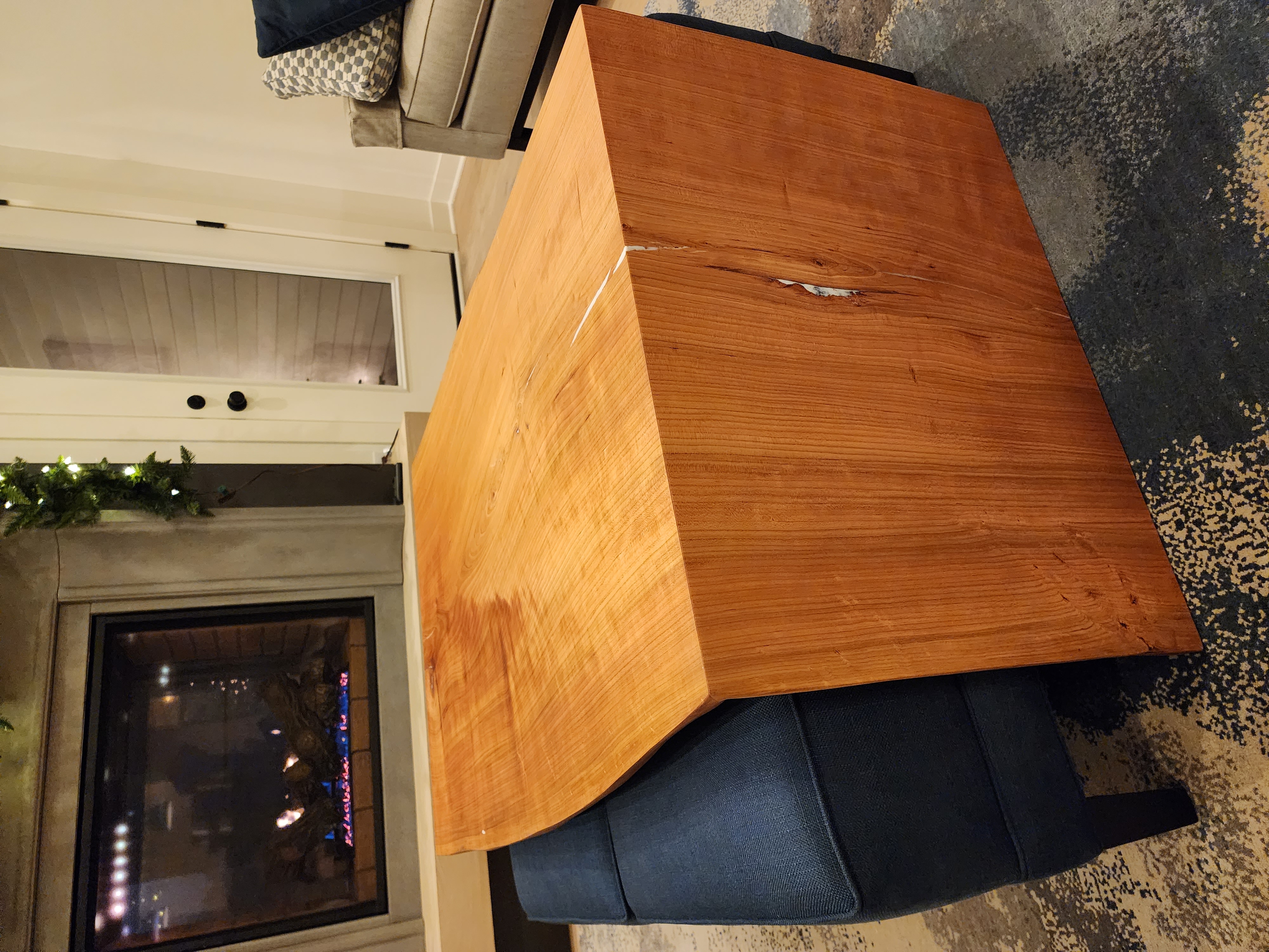 A custom table made by Matt Ruben of Hastings, MN
