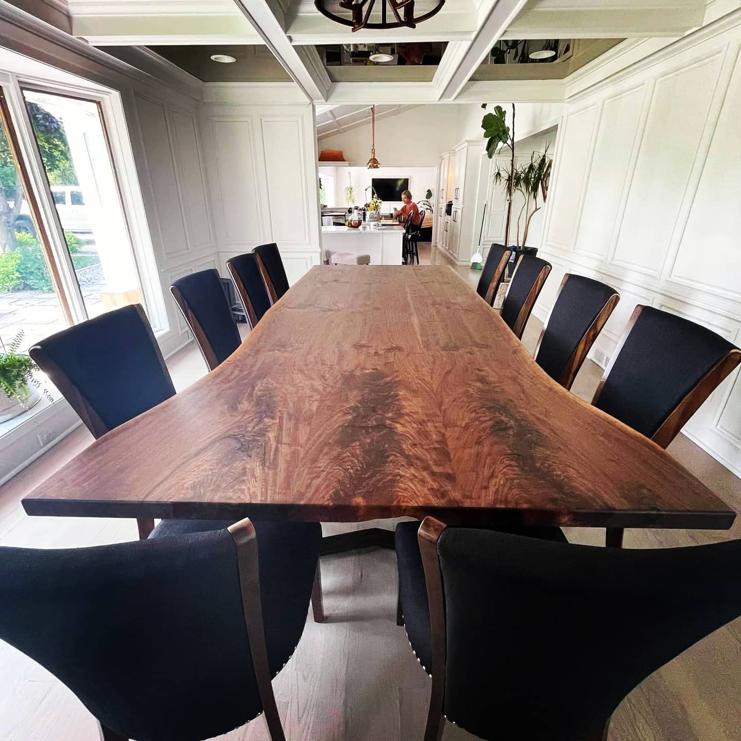 A custom table made by Matt Ruben of Hastings, MN