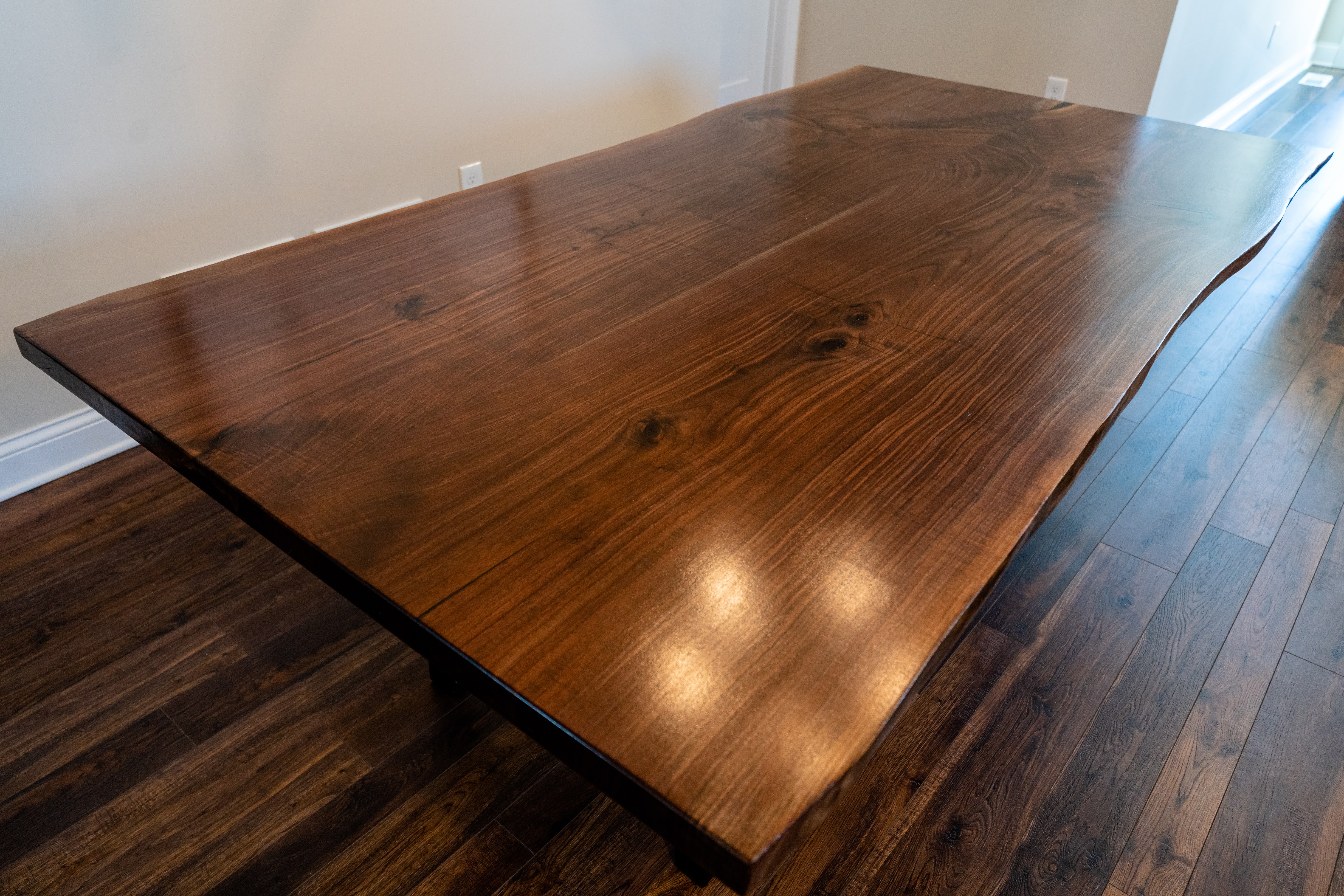 A custom table made by Matt Ruben of Hastings, MN