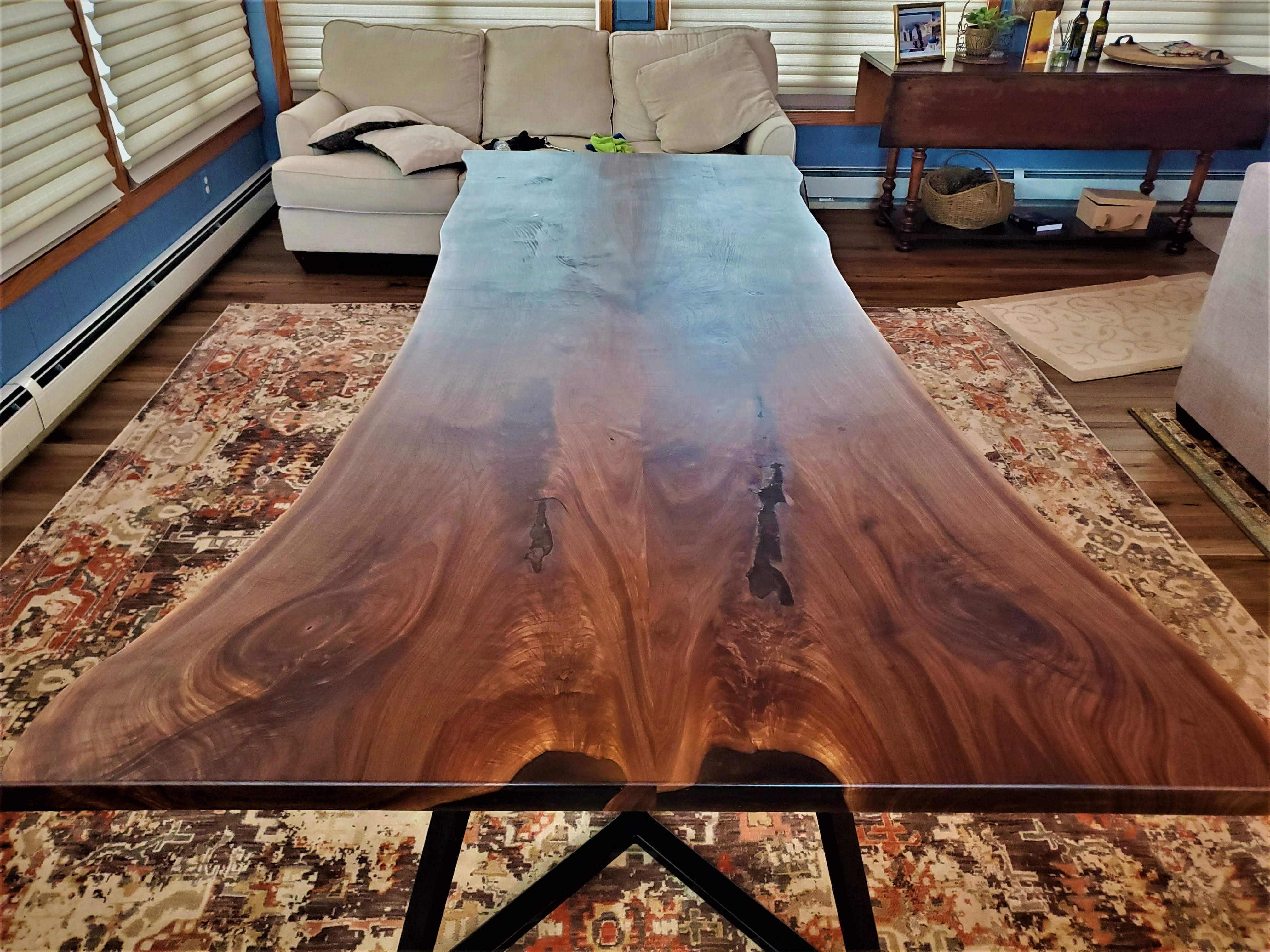 A custom table made by Matt Ruben of Hastings, MN