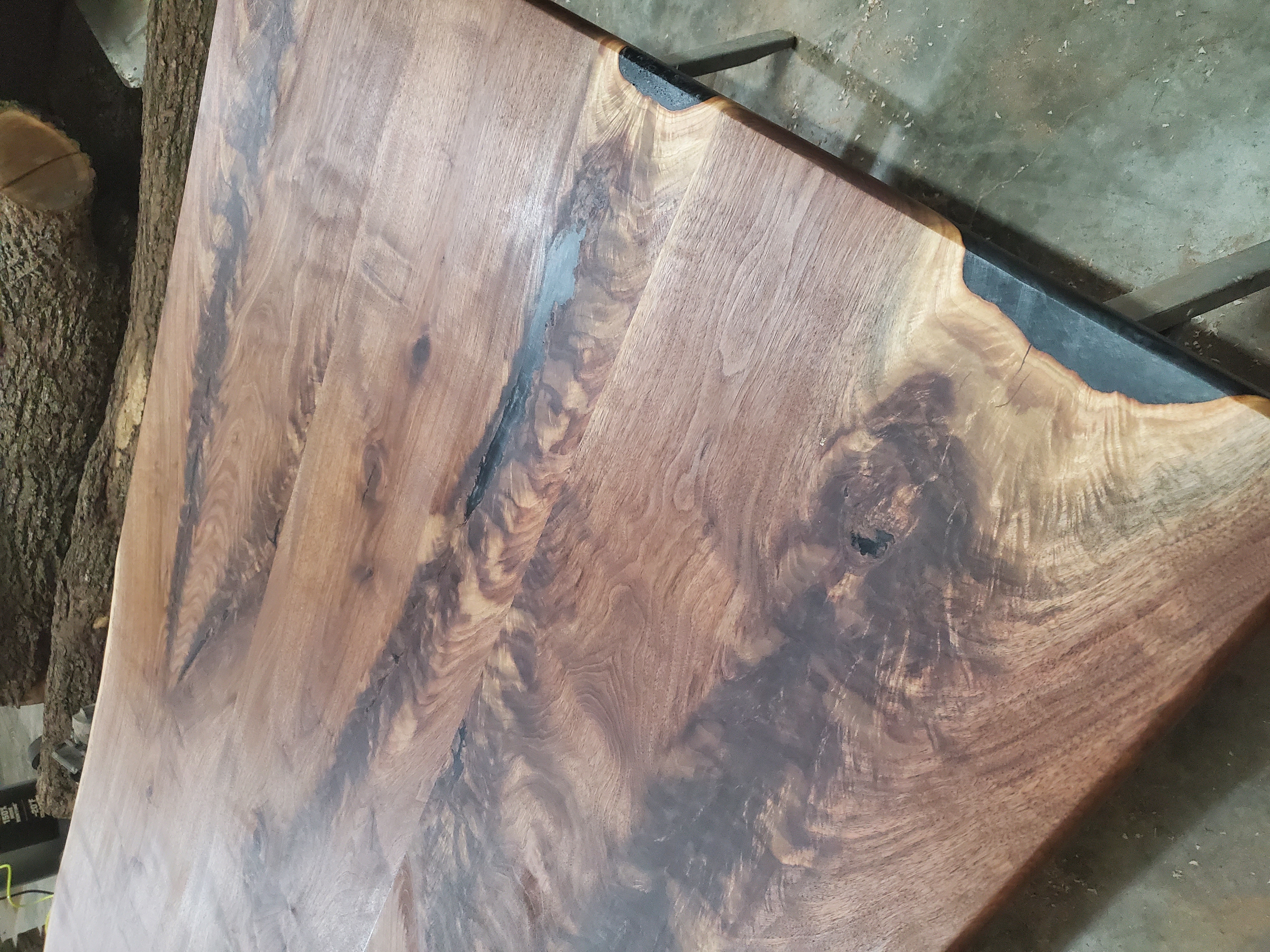 A custom table made by Matt Ruben of Hastings, MN