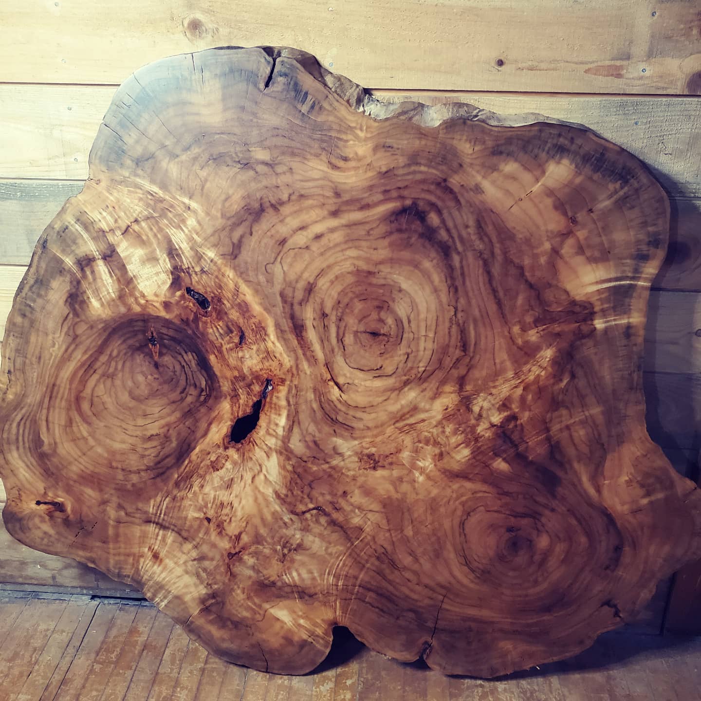 A custom table made by Matt Ruben of Hastings, MN