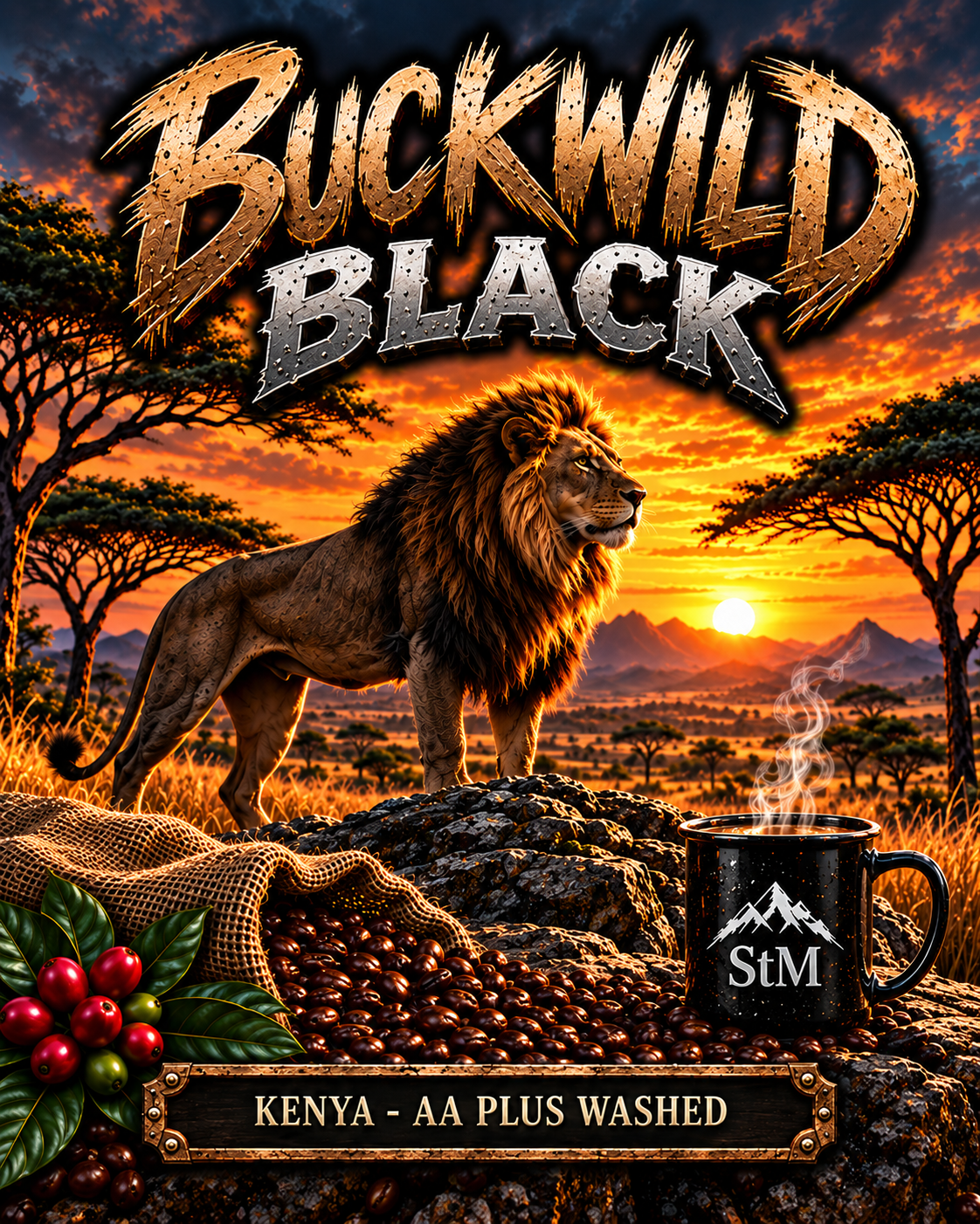 Buckwild Black coffee