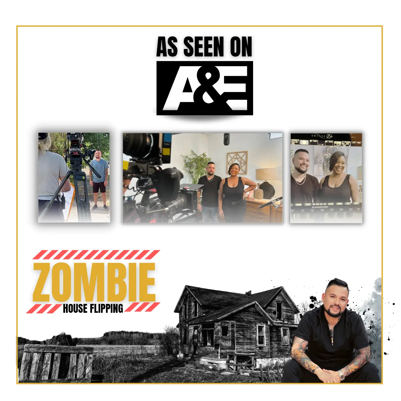 Chauncey on A&E's Zombie House Flipping