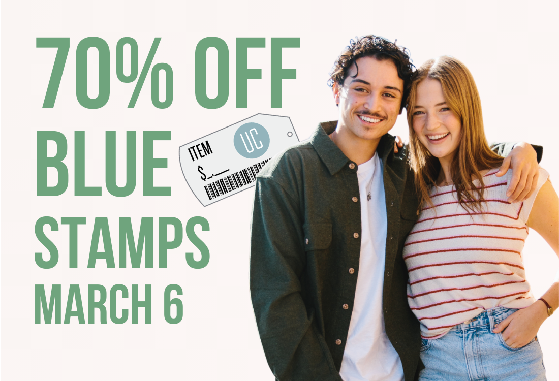 70% Off Blue Stamps