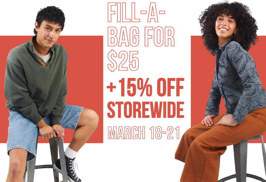 Fill-A-Bag for $25 March 18-21