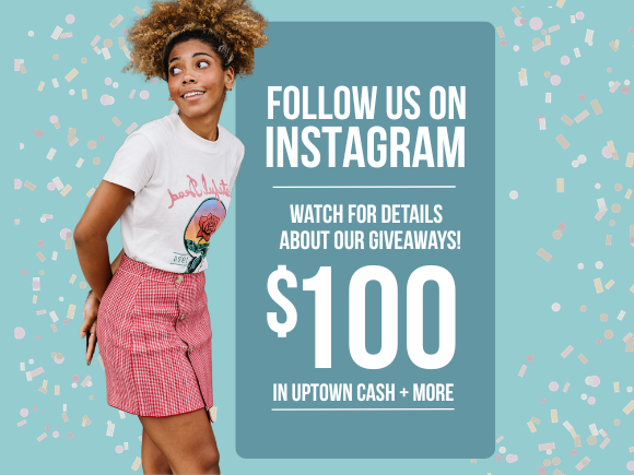 Follow us on Instagram or deals and giveaways