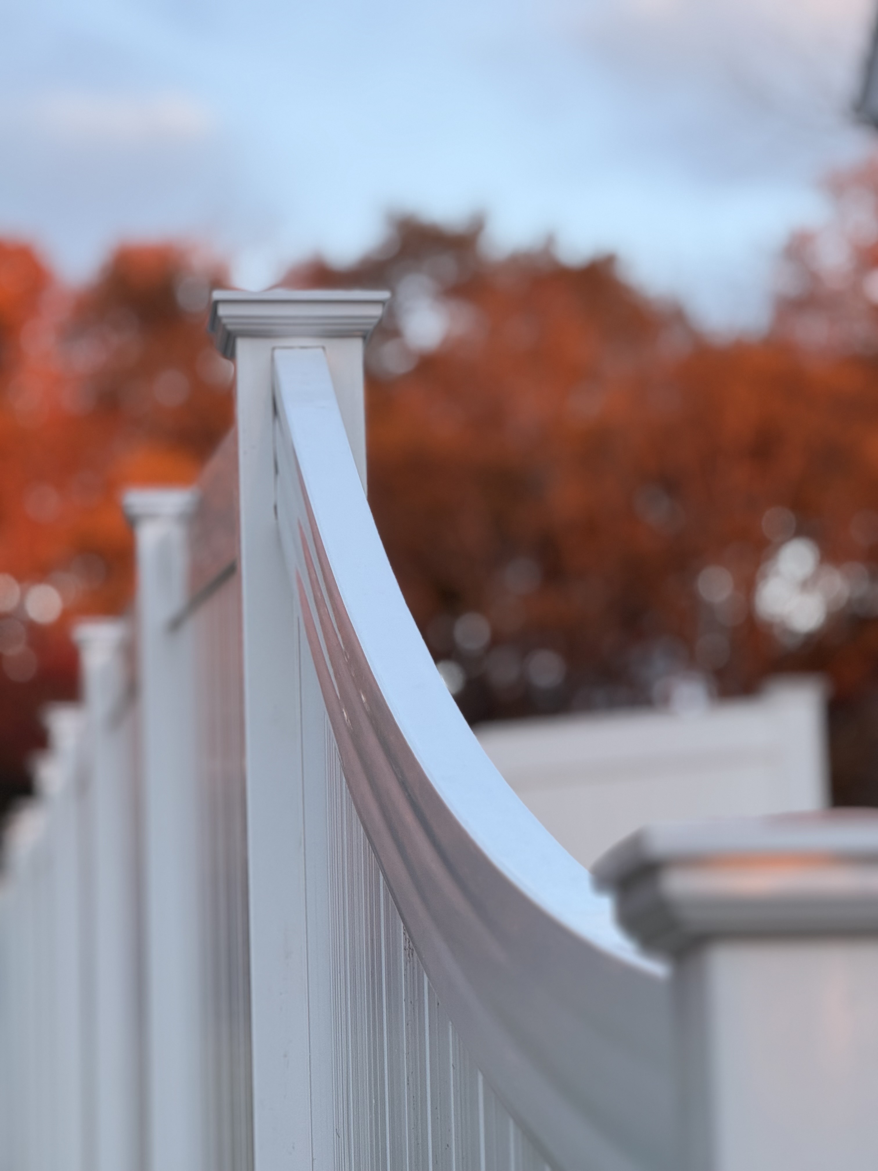 Vinyl fence project