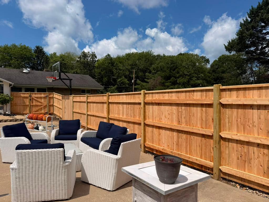 Wood fence project