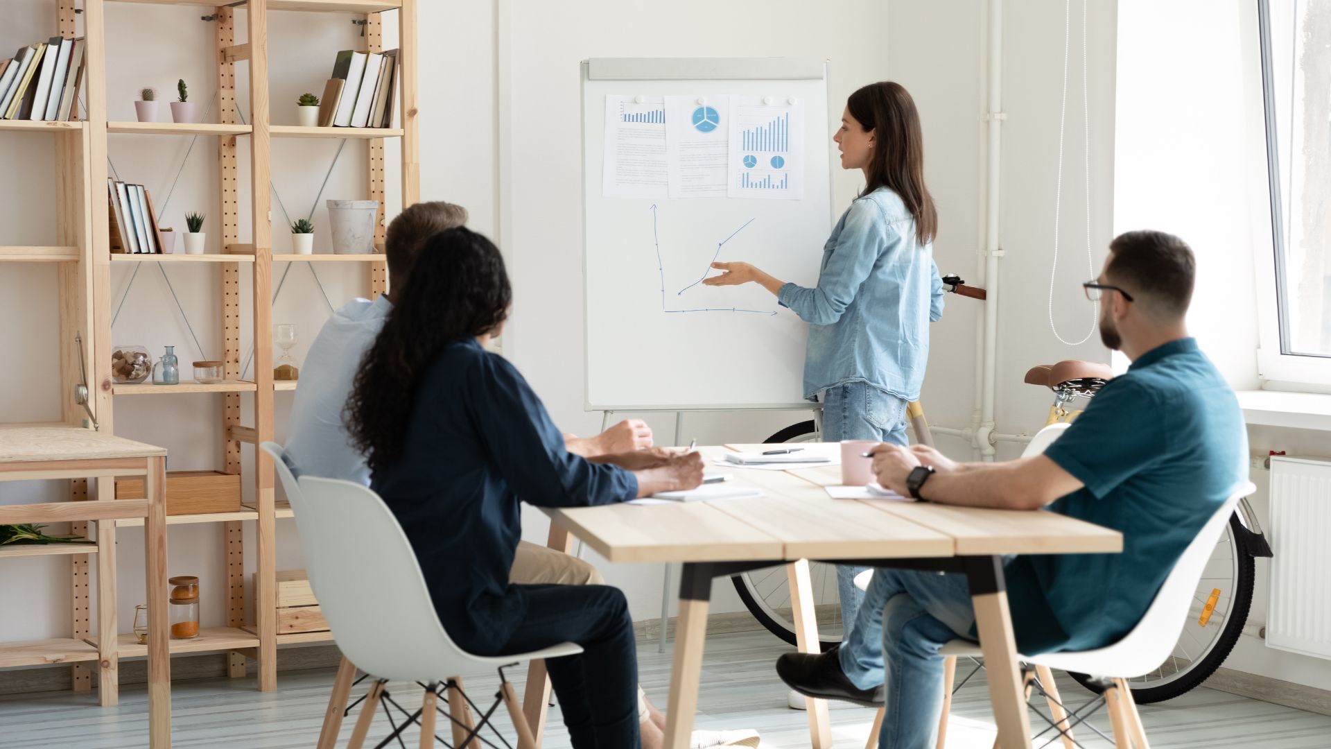 a group of office workers