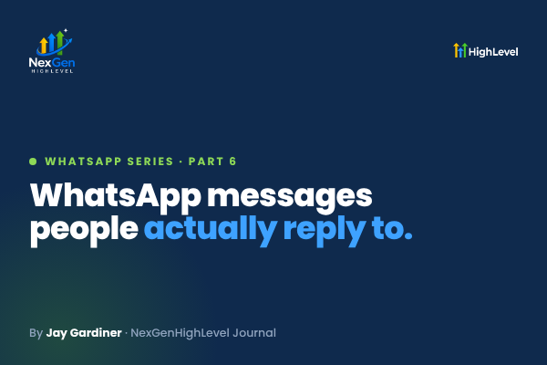 WhatsApp Messages People Actually Reply To