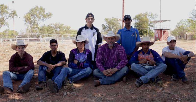 Cowboy Hat Group Sitting