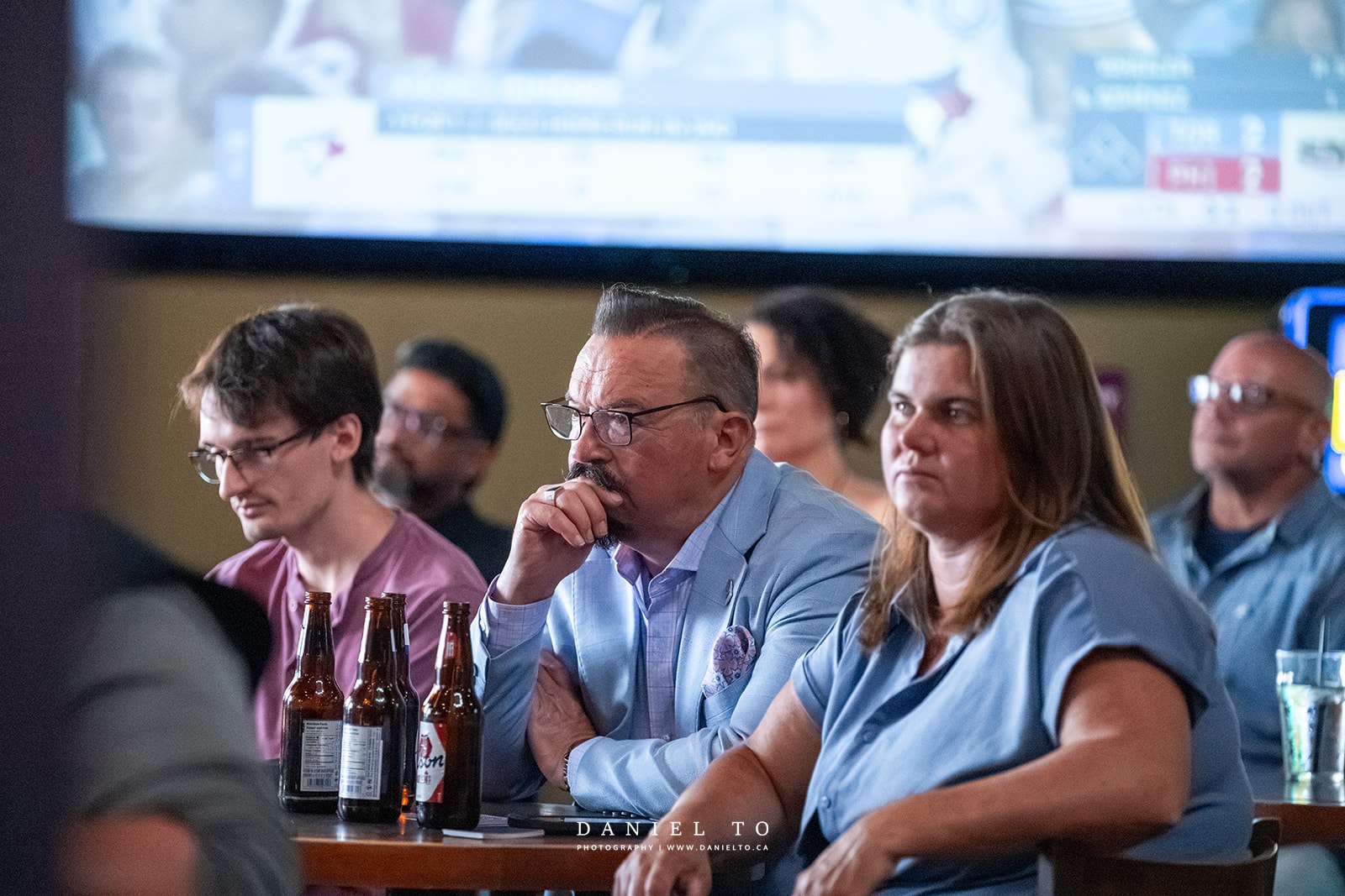 Guests listening to a panel