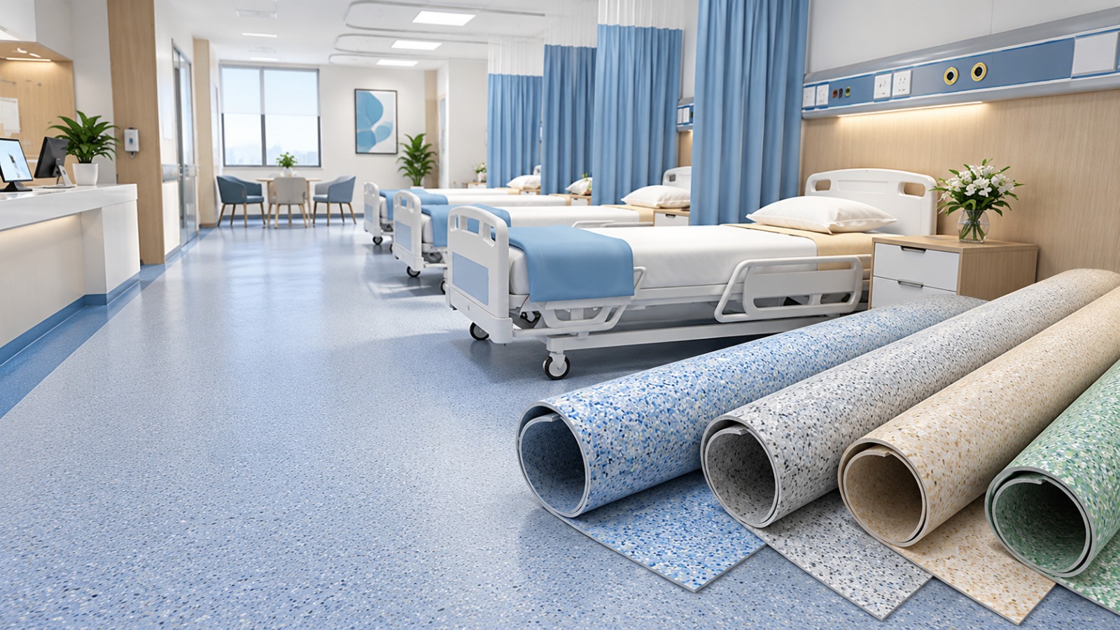 Antimicrobial vinyl flooring gallery image 3