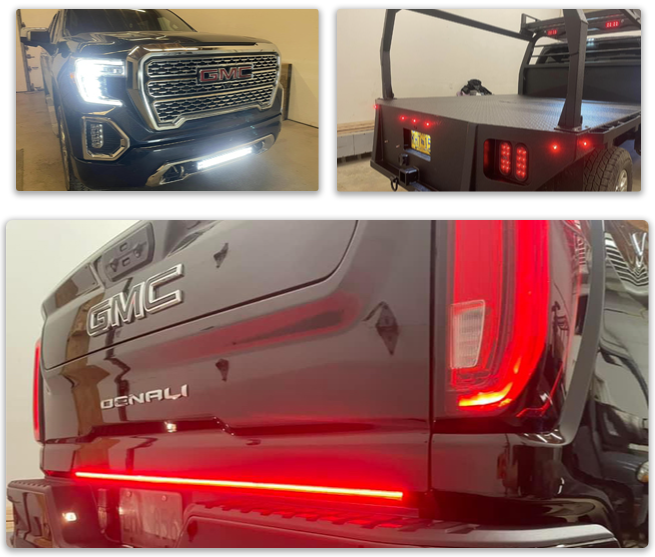 Premium LED lights and bars for trucks, ensuring superior visibility in Alaska's rugged terrain. Customize your ride today!