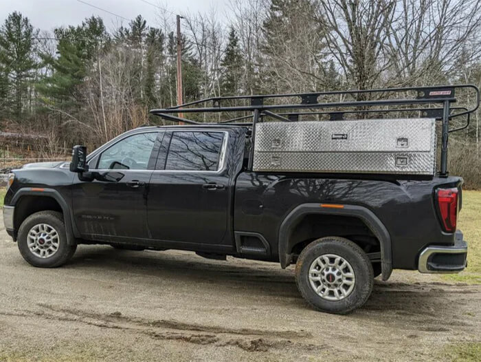 Adaptable ladder racks designed to secure your gear and equipment for both work and off-road adventures.