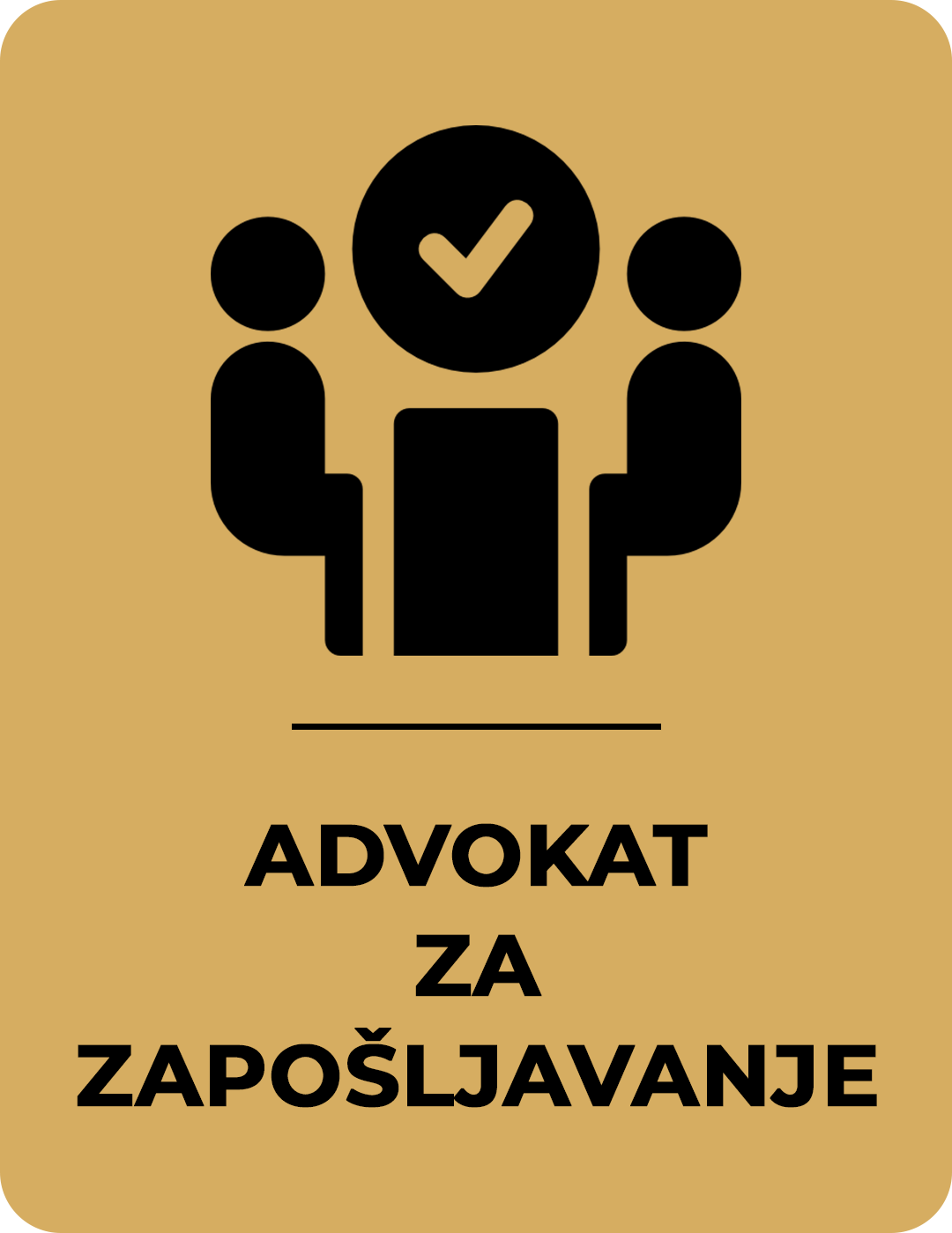 Advokat za zapošljavanje